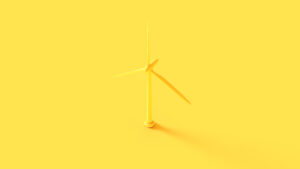 representação gráfica de aerogerador eólico